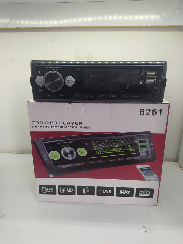 پخش خودرو بی تی پنل دارمدل8261